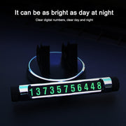 Multi-function Car Instrument Panel Mobile Phone Holder Temporary Parking Card(Blue)