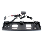 PZ300L Europe Car License Plate Frame Parking Sensors Reversing Radar with 3 Radar Detector