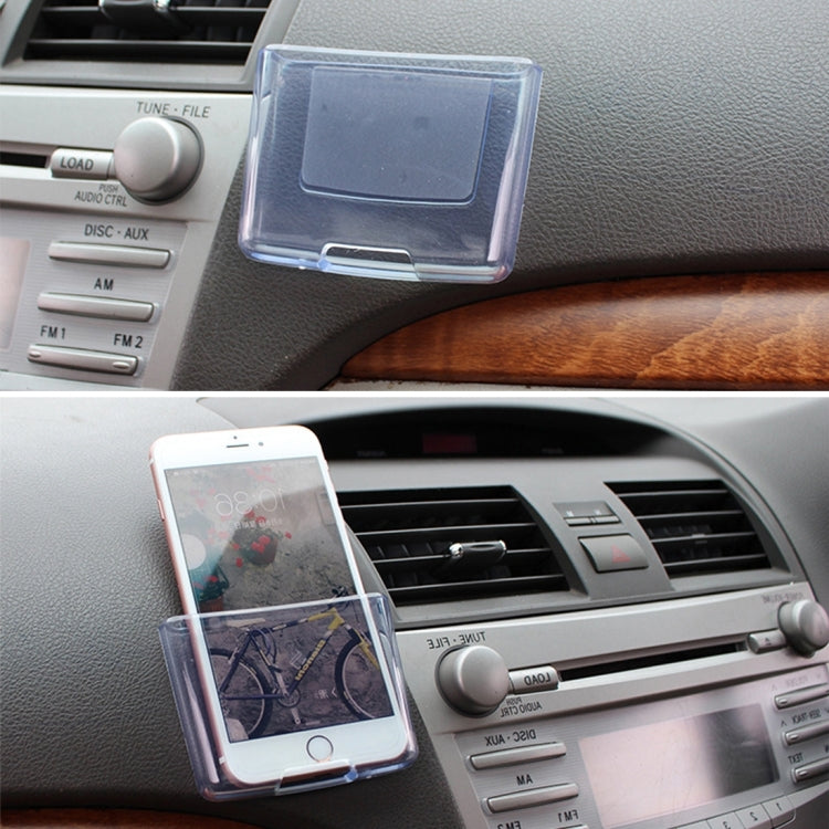 SHUNWEI Car Storage Bag Car Storage Box Bonded Phone Holder Transparent Mobile Phone Box - Stowing Tidying by SHUNWEI | Online Shopping South Africa | PMC Jewellery | Buy Now Pay Later Mobicred