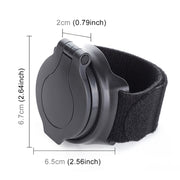 Bicycle 360 Degree Back Mirror Arm Wrist Strap Rear View Mirror