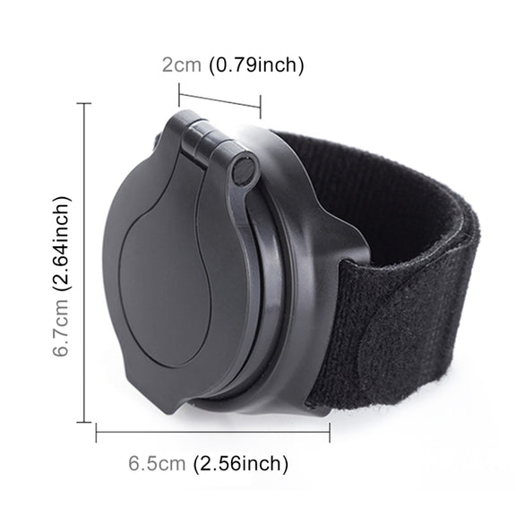 Bicycle 360 Degree Back Mirror Arm Wrist Strap Rear View Mirror