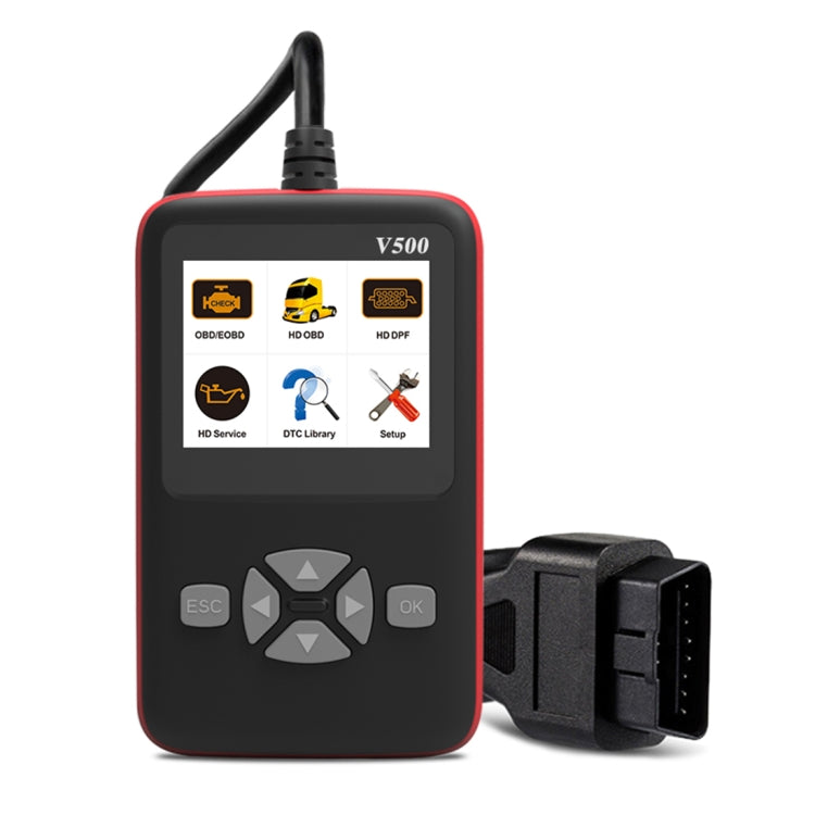 V500 Trunk HD Reading Card Professional OBDII Diagnostic Code Scanner Tool - Code Readers & Scan Tools by PMC TechLife | Online Shopping South Africa | PMC TechLife