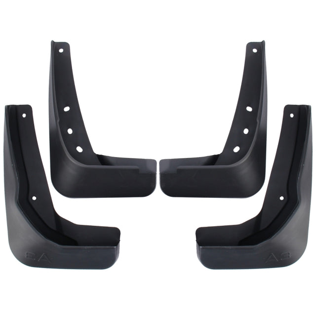 4 PCS Car Auto Semi-Rigid PVC Splash Flaps Mudguards Fender Guard for Audi A3 Sedan 2014