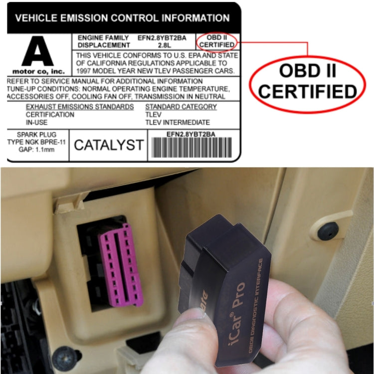 Vgate iCar Pro OBDII Bluetooth V3.0 Car Scanner Tool, Support Android, Support All OBDII Protocols