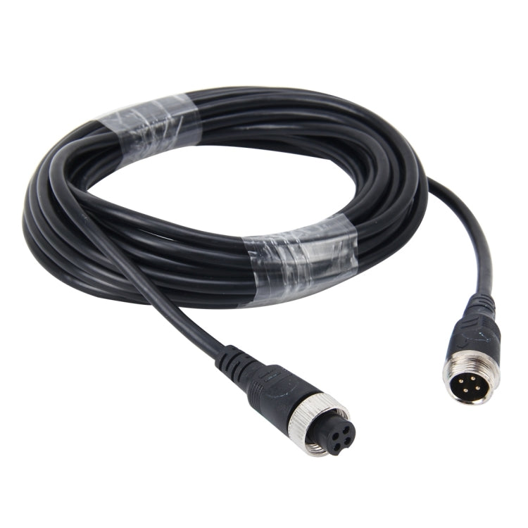 5m M12 4P Aviation Connector Video Audio Extend Cable for CCTV Camera DVR - DIY Cables by PMC TechLife | Online Shopping South Africa | PMC TechLife