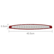 2 PCS Universal Car Body Carbon Fiber Bumper Guard Protector Sticker/Car Crash Bar Bumper Strips /Car Crash Strips/Anti-rub Strips/Anti-rub Bar(White)