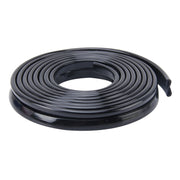 5.6m Car Decorative Strip Rubber Chrome Decoration Strip Door Seal Window Seal (Black)