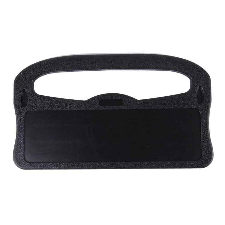 Vehicle Portable Desk Steering Wheel Multi-use Tray Stand Car Food Eating Table iPad Holder(Black)