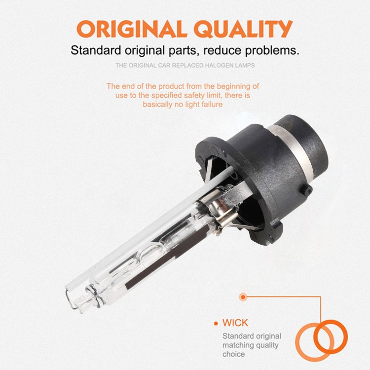 2 PCS D2S 35W 3800 LM 8000K HID Bulbs Xenon Lights Lamps, DC 12V(White Light) - free shipping - PMC TechLife - Order now!