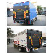 Car Auto Aluminum 55cm × 13cm Rear Warning Sign Sticker for Truck and Van