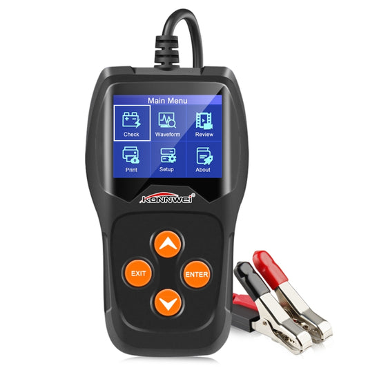 KONNWEI KW600 Auto Battery Analyzer 100 to 2000CCA Car Tester 12V 2.4 inch Digital Color Screen Cranking Charging Car Diagnostic - free shipping - PMC Jewellery - Order now!