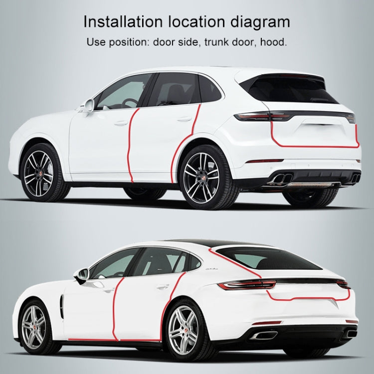Universal Car Door Invisible Anti-collision Strip Protection Guards Trims Stickers Tape, Size: 7cm x 3m - free shipping - PMC TechLife - Order now!