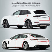 Universal Car Door Invisible Anti-collision Strip Protection Guards Trims Stickers Tape, Size: 7cm x 3m