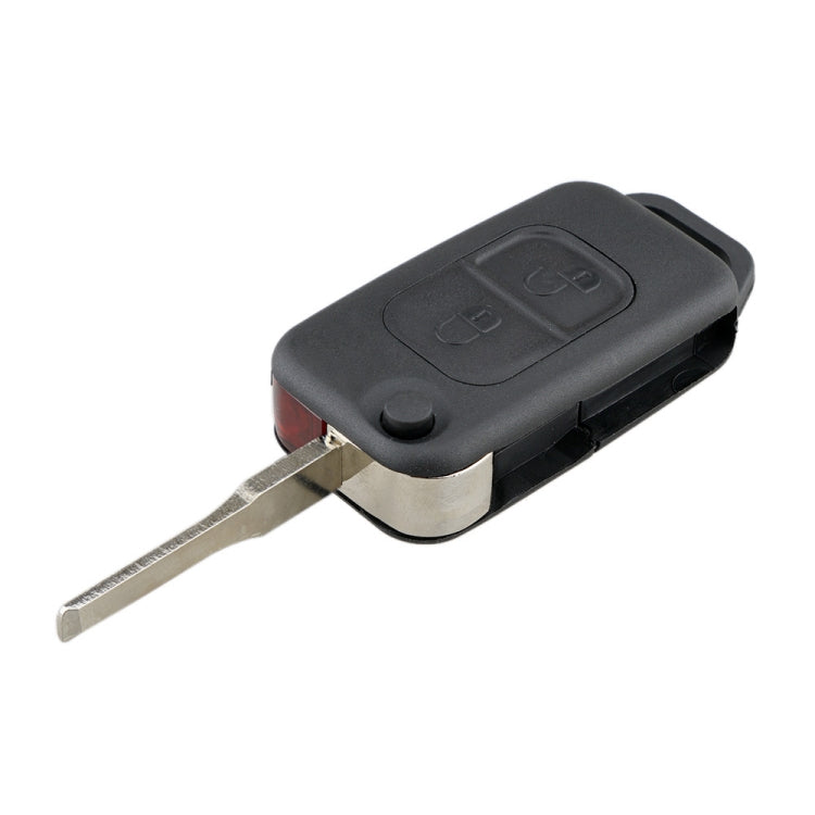 For Mercedes-Benz Car Keys Replacement 2 Buttons Car Key Case with Foldable Key Blade - Car Key Cases by PMC Jewellery | Online Shopping South Africa | PMC Jewellery | Buy Now Pay Later Mobicred