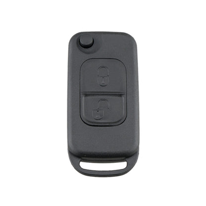 For Mercedes-Benz Car Keys Replacement 2 Buttons Car Key Case with Foldable Key Blade - Car Key Cases by PMC Jewellery | Online Shopping South Africa | PMC Jewellery | Buy Now Pay Later Mobicred