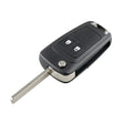 For Opel Car Keys Replacement 2 Buttons Car Key Case with Foldable Key Blade - Remote Car Key by PMC TechLife | Online Shopping South Africa | PMC TechLife