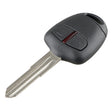 For MITSUBISHI 2 Buttons Intelligent Remote Control Car Key with 46 Chip & Battery & Left Slot, Frequency: 433MHz - Remote Car Key by PMC TechLife | Online Shopping South Africa | PMC TechLife