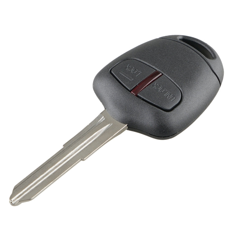 For MITSUBISHI 2 Buttons Intelligent Remote Control Car Key with 46 Chip & Battery & Right Slot, Frequency: 433MHz - Remote Car Key by PMC TechLife | Online Shopping South Africa | PMC TechLife