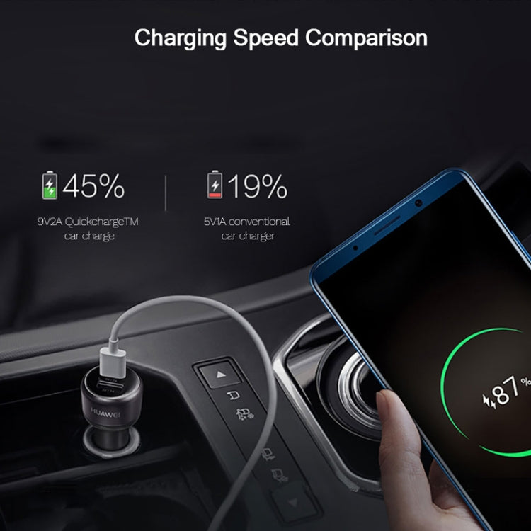 Original Huawei CP31 18W Max Dual USB Port Fast Charging Car Charger (Grey) - free shipping - PMC TechLife - Order now!