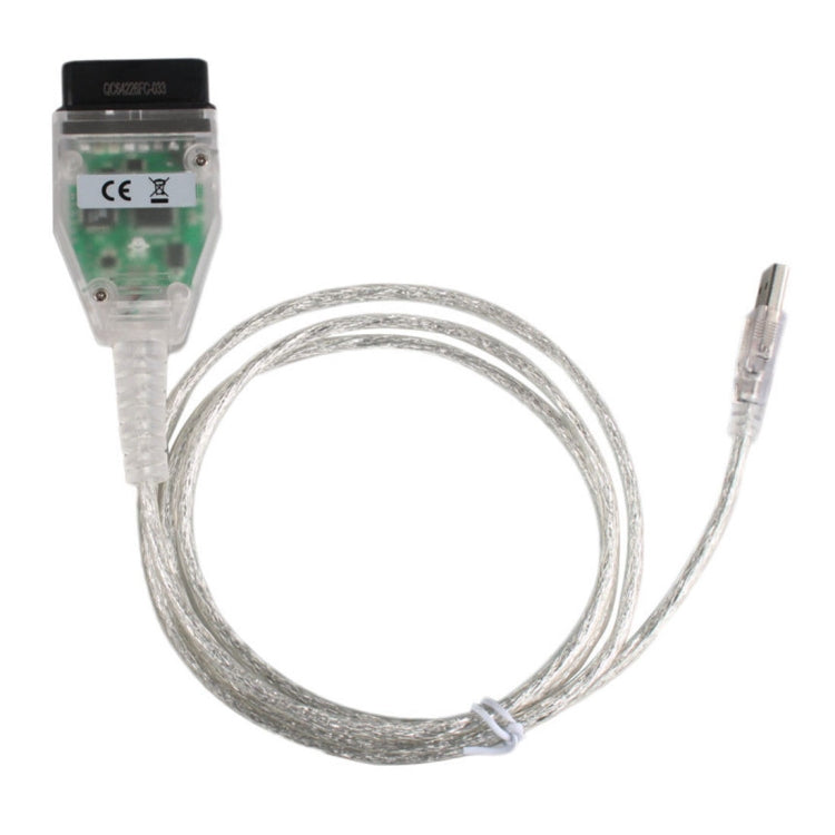 INPA K+CAN with Switch USB Interface Cable for BMW(White） - Cables & Connectors by PMC Jewellery | Online Shopping South Africa | PMC Jewellery | Buy Now Pay Later Mobicred