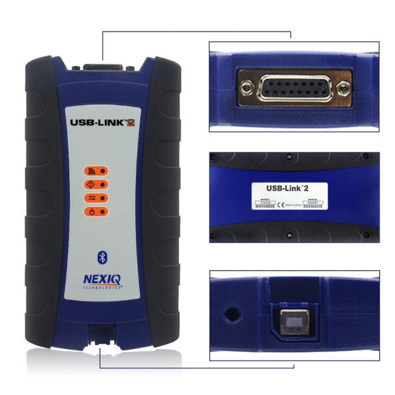 Nexiq 2 Bluetooth USB Linked Truck Diagnostic Tool Heavy Duty Truck Scanner 24V