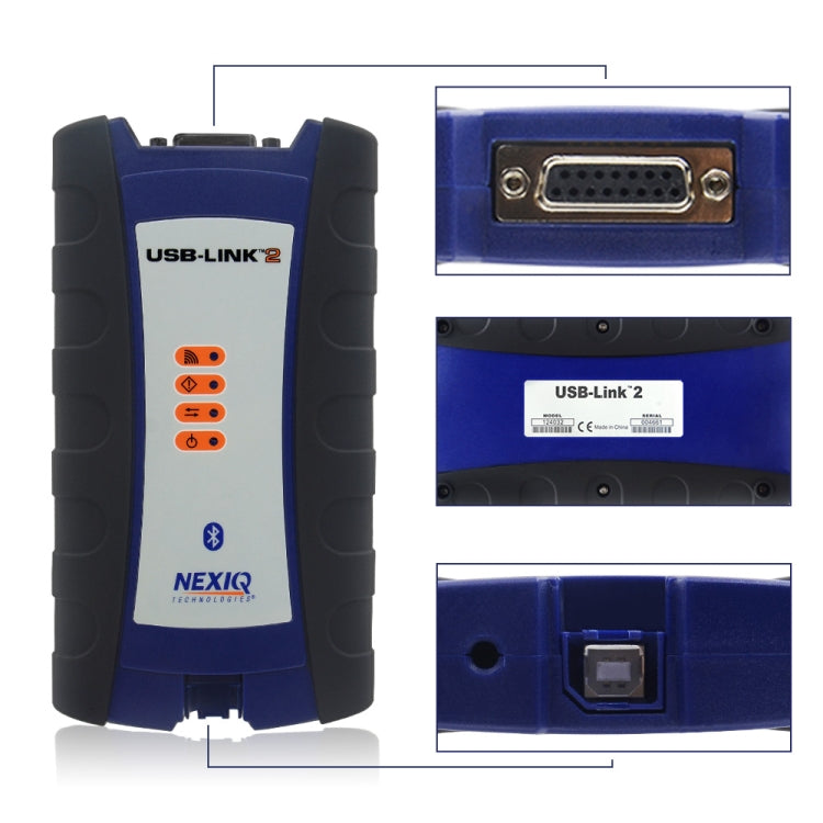 Nexiq 2 Bluetooth USB Linked Truck Diagnostic Tool Heavy Duty Truck Scanner 24V