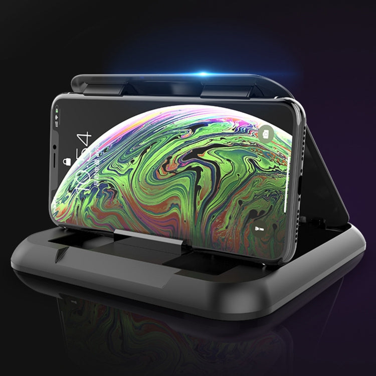 Car Carbon Fiber Texture Silicon Mobile Phone Holder for 3.5-6.8 inches Cellphone - Car Holders by PMC TechLife | Online Shopping South Africa | PMC TechLife