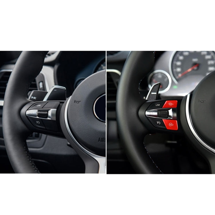 Sports Steering Wheel M1+M2 Fashion Button Switch Trim Cover for BMW F30 F34 F15 F16 2014-2018(Red) - Steering Wheel Accessories by PMC TechLife | Online Shopping South Africa | PMC TechLife