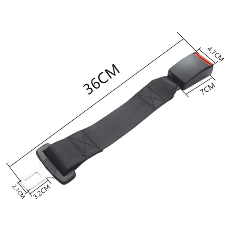 Universal Car Seat Belt Extension Strap, Length: 36cm - Seat Belts & Padding by PMC Jewellery | Online Shopping South Africa | PMC Jewellery | Buy Now Pay Later Mobicred