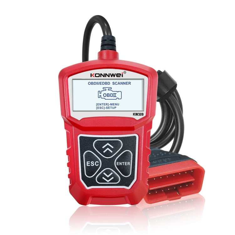 KONNWEI KW309 V309 V310 MS309 Code Reader OBD2 Scanner Diagnostic Tool(Red) - free shipping - PMC Jewellery - Order now!