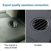 Car Left Side Dashboard Small Air Outlet Circular Air-conditioning Outlet for Mercedes-Benz GLK Class X204 2009-2016(Brown)