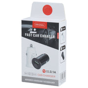 TE-339PD 3.1A PD USB-C / Type-C + USB Interface Mini Fast Charging Car Charger(Black)