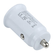 TE-339PD 3.1A PD USB-C / Type-C + USB Interface Mini Fast Charging Car Charger(White)