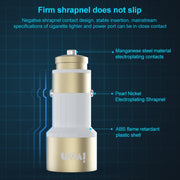 IVON CC33 36W 6A Dual QC 3.0 USB Full Metal Car Charger