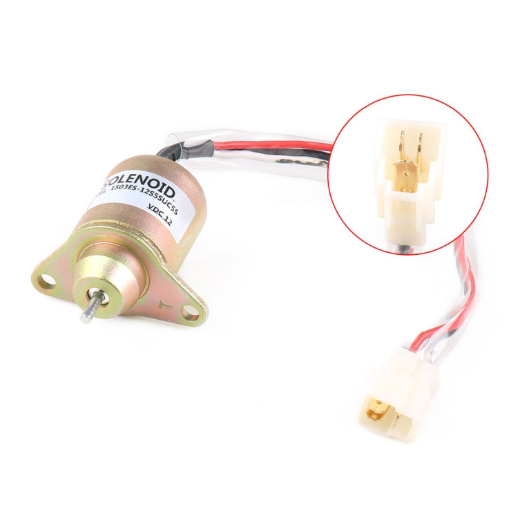 Yanmar Engine Flameout Solenoid Valve 1503ES-12S5SUC5S - Engine Fittings by PMC TechLife | Online Shopping South Africa | PMC TechLife