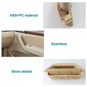 Car Front Right Inside Doors Handle Pull Trim Cover 5141 7394 519-1 for BMW X3 X4, Left Driving (Black)