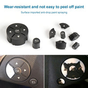 1 Pair Car Steering Wheel Switch Buttons Panel for Mercedes-Benz W204 2007-2014, Left Driving(Beige)