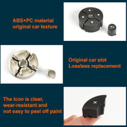 1 Pair Car Steering Wheel Switch Buttons Panel for Mercedes-Benz W204 2007-2014, Left Driving(Beige)