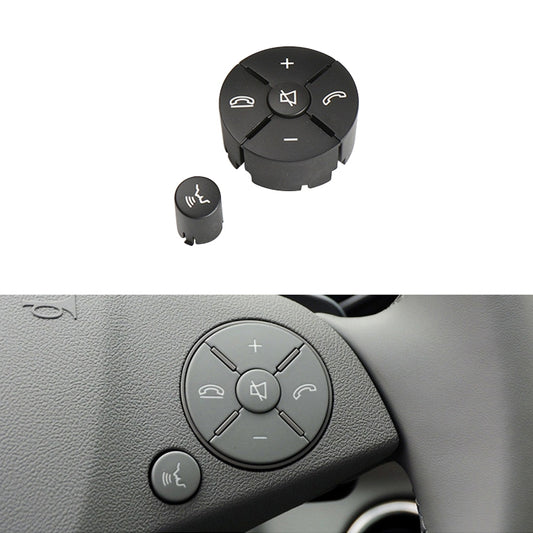 Car Right Side Steering Wheel Switch Buttons Panel for Mercedes-Benz W204 2007-2014, Left Driving(Black) - Car Switches by PMC Jewellery | Online Shopping South Africa | PMC Jewellery | Buy Now Pay Later Mobicred