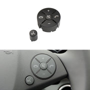 Car Right Side Steering Wheel Switch Buttons Panel for Mercedes-Benz W204 2007-2014, Left Driving(Black)