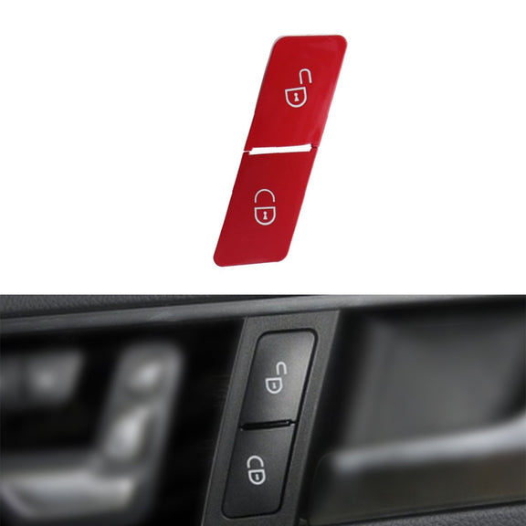 Car Right Side Door Lock Switch Buttons 2049058402 for Mercedes-Benz W204, Left Driving (Red)