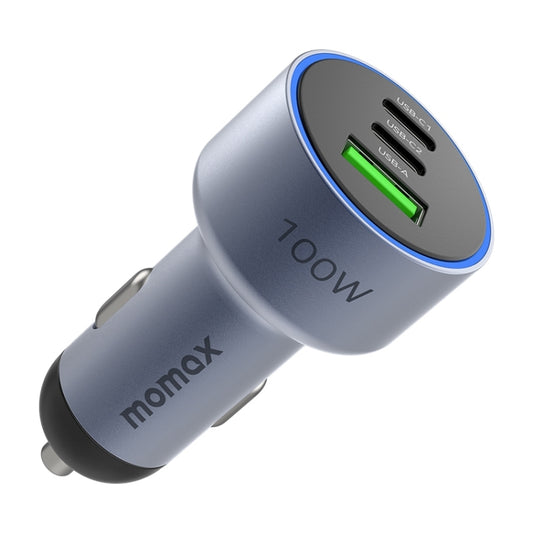 MOMAX UC17E 100W USB-C / Type-C x 2 + USB Three Ports Car Charger - free shipping - PMC Jewellery - Order now!