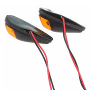2pcs SL QGD Motorcycle 5W Turn Signal Light (Black)