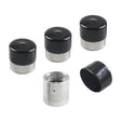 4 in 1 1.98 inch Stainless Steel Boat Trailer Hub Bearings with Protective Covers - Tire Valve Caps by PMC TechLife | Online Shopping South Africa | PMC TechLife
