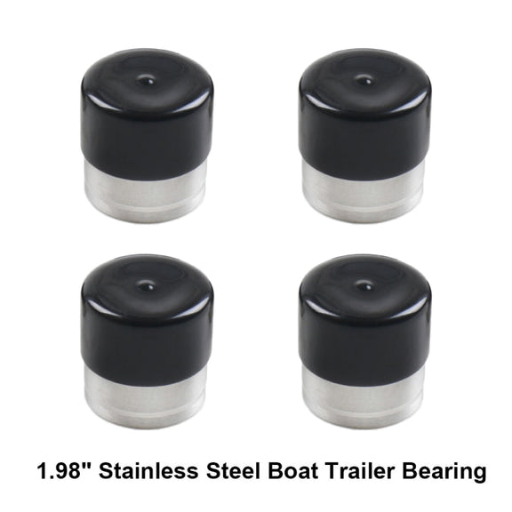 4 in 1 1.98 inch Stainless Steel Boat Trailer Hub Bearings with Protective Covers