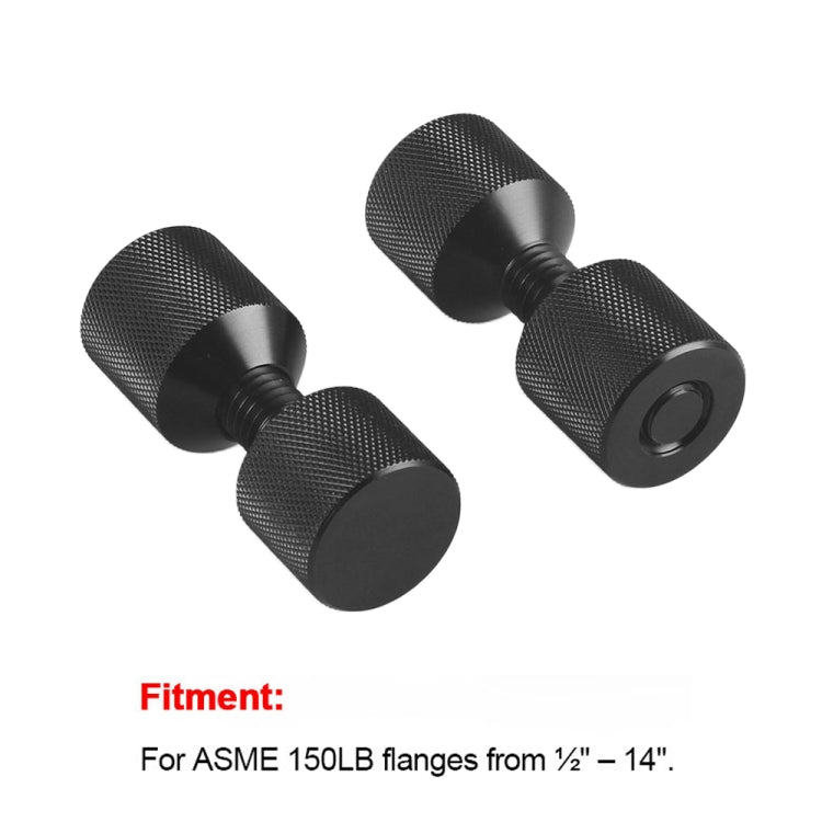 1-1/8 inch Two Hole Pins Set Handy 6061 Aluminum Construction 2 Hole Flange Alignment Pin