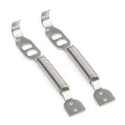 Universal Car Hood Tunning Boot Bonnet Springs Clips Pin Kit Hood Lock