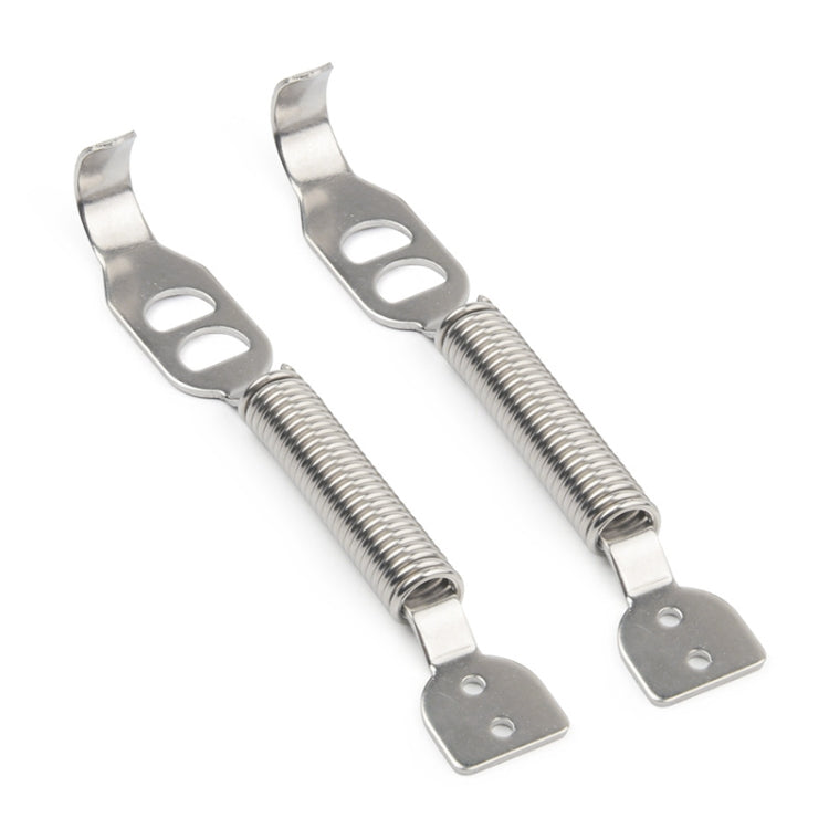 Universal Car Hood Tunning Boot Bonnet Springs Clips Pin Kit Hood Lock