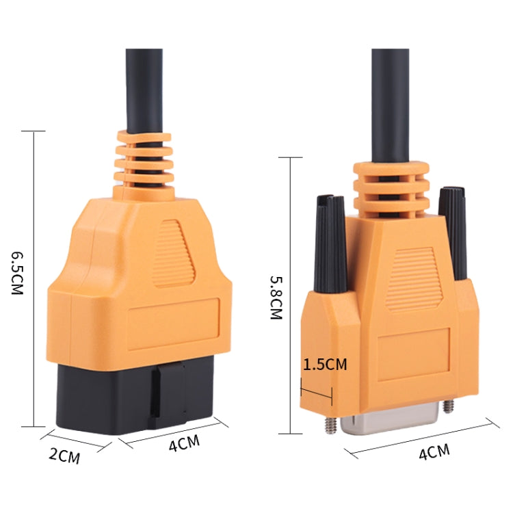 C91C80 Diagnostic Instrument OBD Cable 16Pin OBD II Diagnostic Cable - Cables & Connectors by PMC Jewellery | Online Shopping South Africa | PMC Jewellery | Buy Now Pay Later Mobicred
