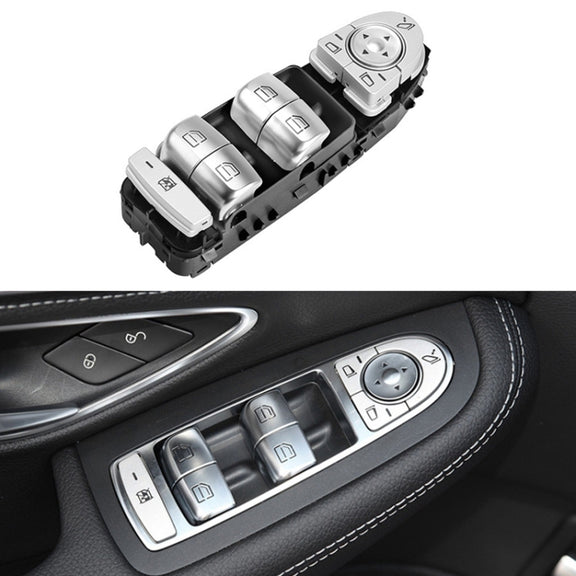 Car Auto Electronic Window Master Control Switch Button for Mercedes-Benz C Class W205 2015-2021 (Black)
